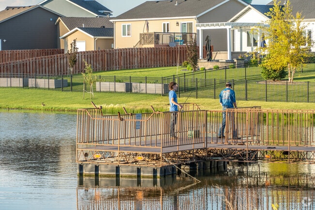 Enjoy a relaxing afternoon by the fishing pond at Brooks Harbor Playground Park.