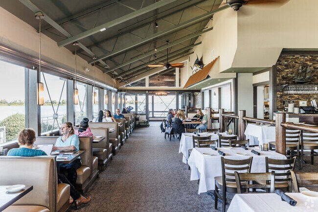 Residents of Antioch enjoy the food at Smith's Landing Seafood Grill.