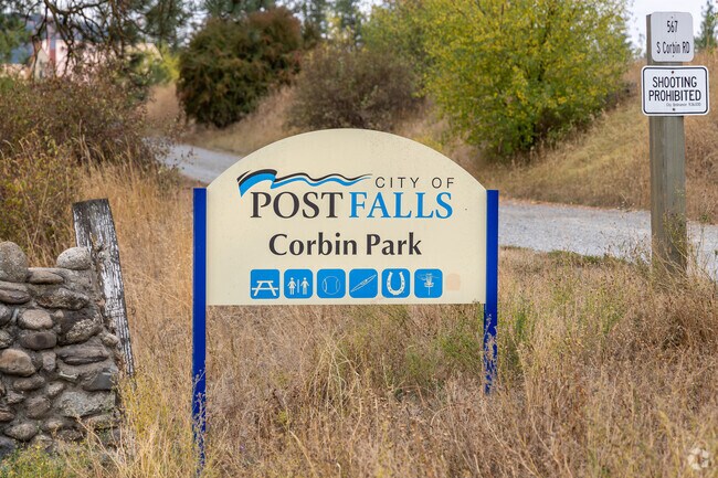Corbin Park is a 28+ acre site complete with disc golf, a boat launch, softball field and more.