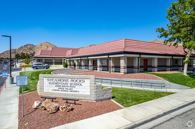 Sycamore Rocks Elementary School in Apple Valley.