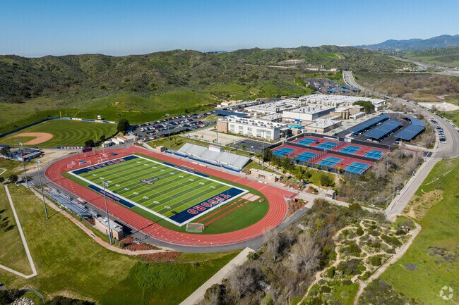 The stadium and athletic complex at Tesoro High School serves many South County students.