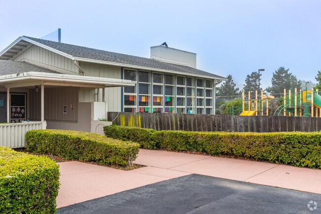 Green Hills Elementary School has glassy classrooms for Downtown Millbrae students.