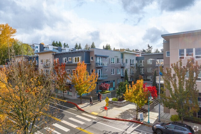 Apartments are a popular living option in Downtown Kirkland.
