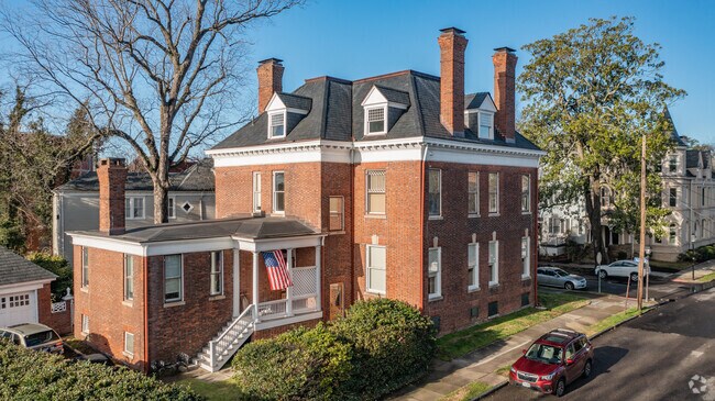 Some residential homes offer both street & driveway parking options for Ghent Square residents.