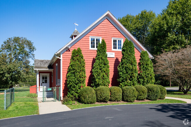 Sagaponack School front driveway.
