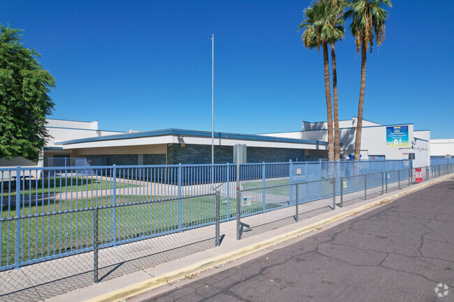 Curry Elementary offers a secure campus for its students.