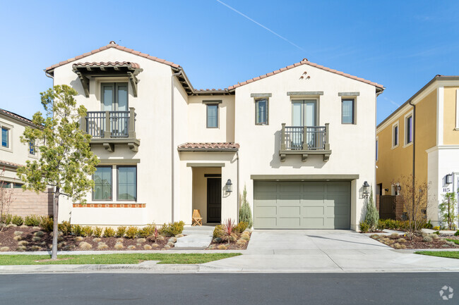Elegant two-story home in Orchard Hills, combining modern design with hillside charm.
