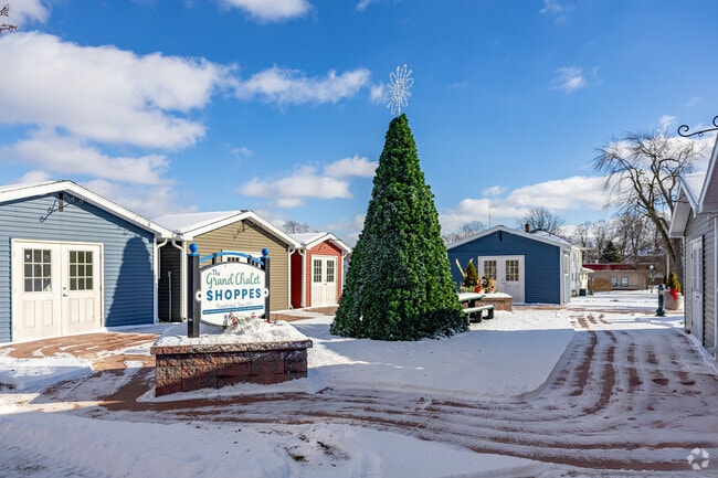 The Grand Blanc Farmers Market operates May to October behind the Grand Chalet Shoppes.