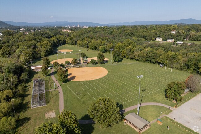 Vineyard Park is the largest park in the neighborhood featuring sports fields and open spaces.