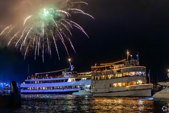 Marina Del Rey residents can watch the July 4th Fireworks Show out on the water.