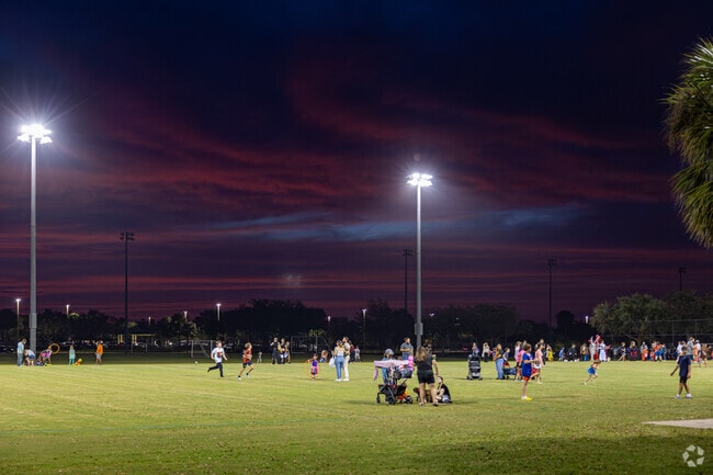 North Collier Regional Park near The Orchards has a number of illuminated athletic fields.