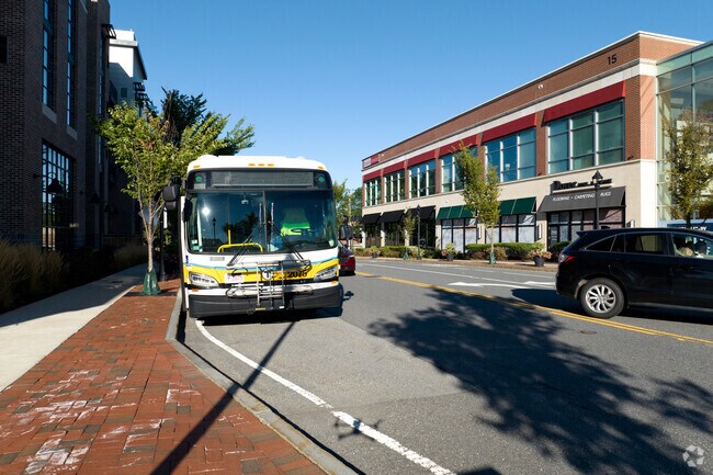 Burlington residents might hop on a bus in Wayside Common.