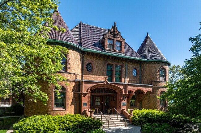 The historic Charles Gates Dawes House in Evanston is home to the Evanston History Center.