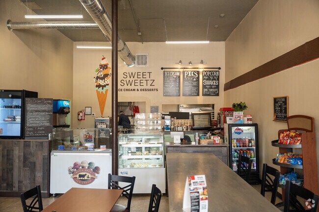 On those hot summer days, stop in for some ice cream at Sweet Sweetz.