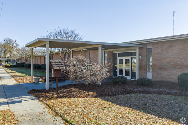Kinard Elementary School entrance.