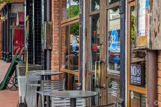 Armstrong Park restaurants like Urban Crust line East 15th Street in the downtown corridor.