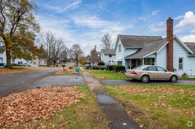 Homes in the town of Mayville, a community located north of rural Rich Township.