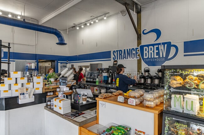 Strange Brew is a popular coffee shop in Historic Downtown Tupelo.