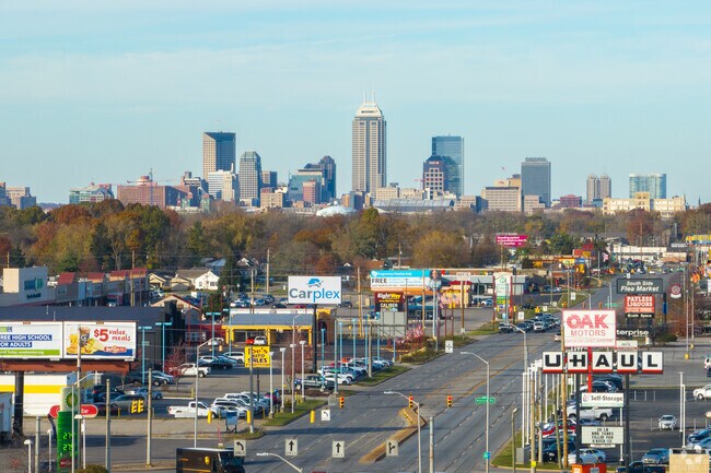 North Perry neighborhood is just a short distance from downtown Indianapolis.