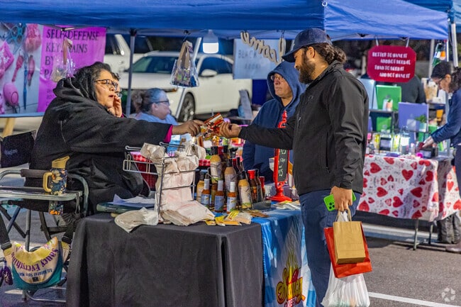 The Lutz Night Market features unique local vendors.