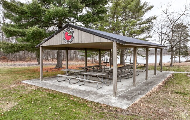 The picnic shelter at Deleware State Park in Marlboro.
