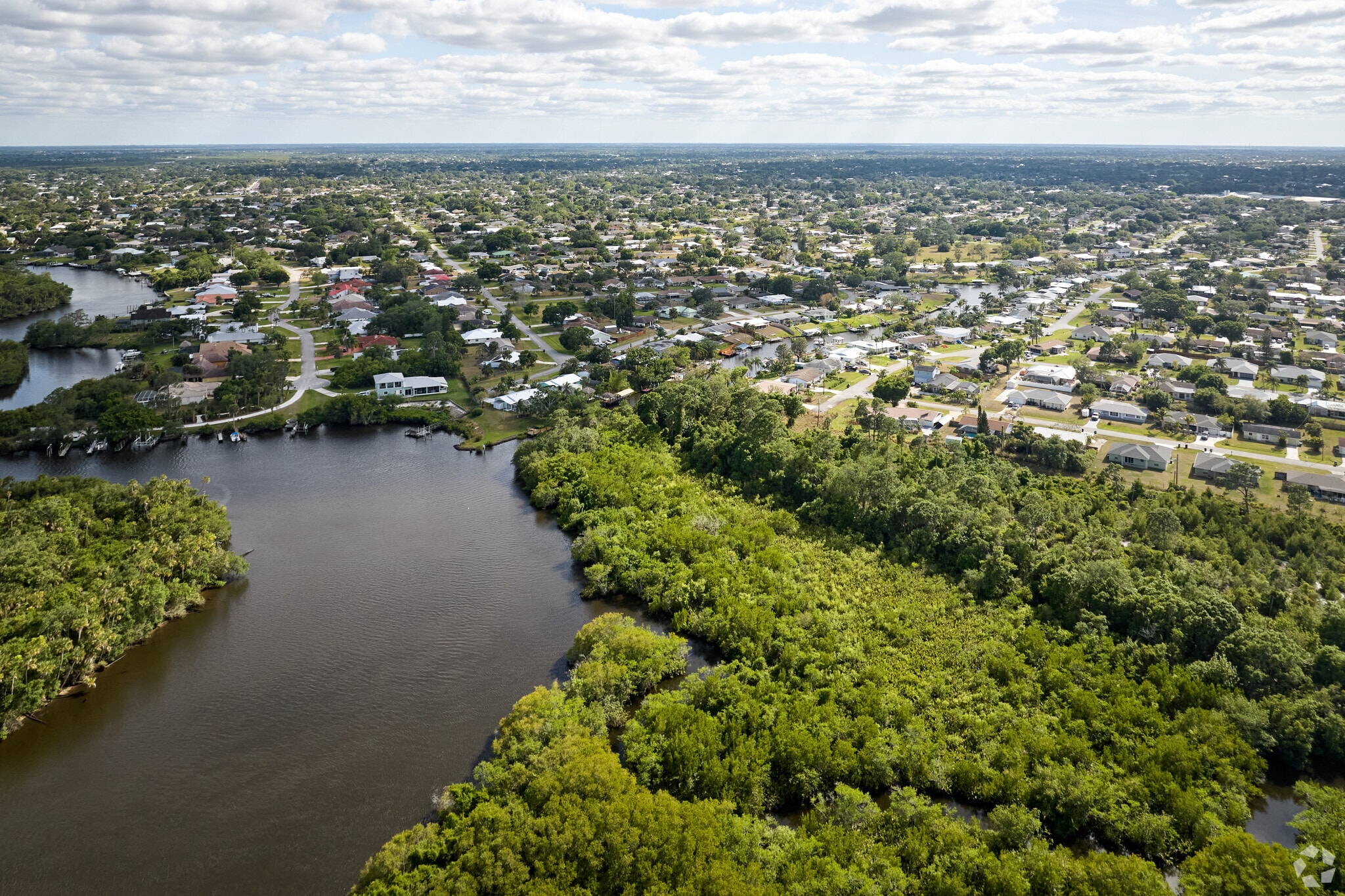 The Riverview neighborhood sits right on the St Lucie River, with plenty of outdoor amenities.