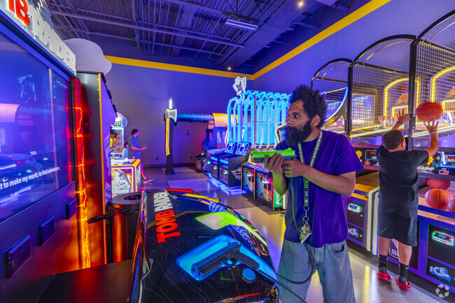 Fairgrounds locals flock to Main Event Tucson for its colorful arcade, where competition and nostalgia go hand in hand.