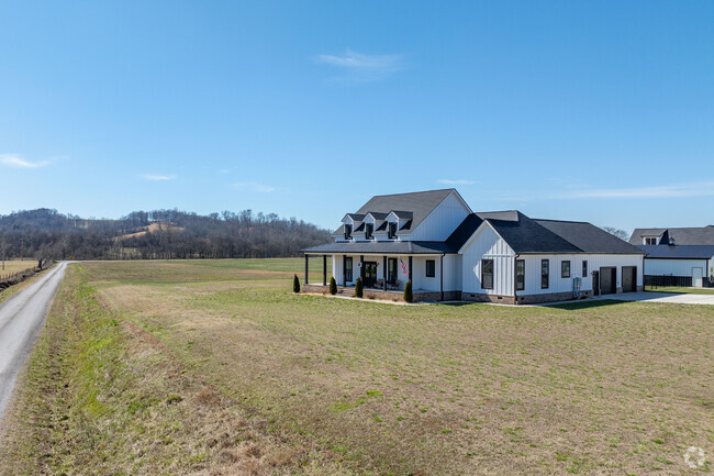 Newer homes including farmhouses are being built on the outskirts of Pulaski.