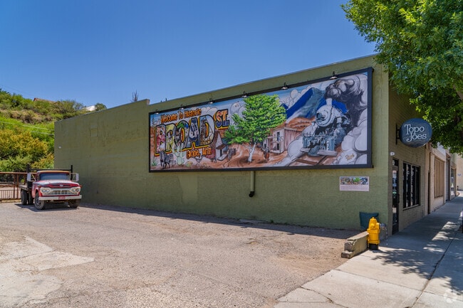 Vibrant murals throughout Globe reflect the city’s cultural heritage and community pride, adding color and history to everyday spaces.
