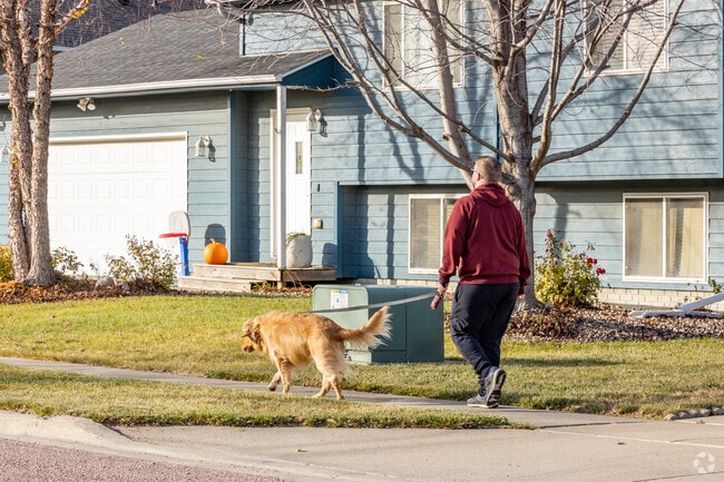Southwest Sioux Falls has well-maintained sidewalks for long walks around the neighborhood.