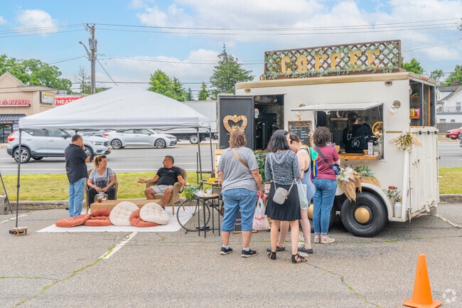 Get a cup of coffee and relax at the Seaford Farmers Market.