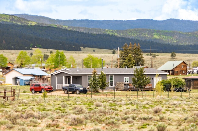 All homes in Eagle Nest have great views of the Sangre de Cristo Mountains.