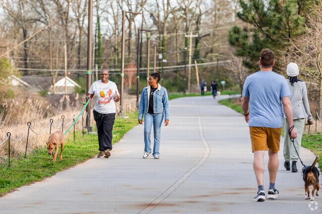 Just a quick jump over to the Semmes Park gains you access to the Atlanta Beltline Westside.