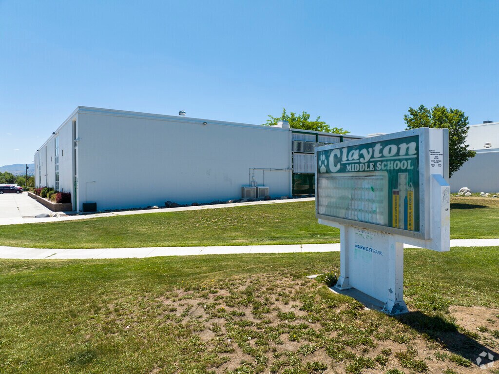Important messages for Reno parents can be seen on Archie Clayton Middle School's front sign.