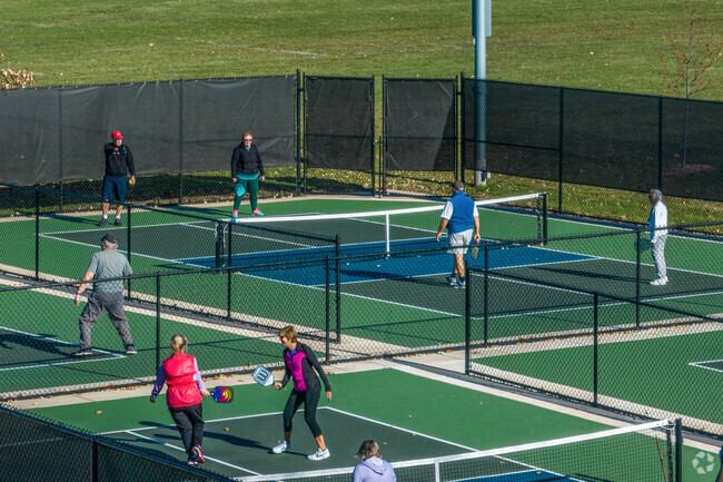 Play a game of pickleball with your friends at Fireman's Park in DeForest.