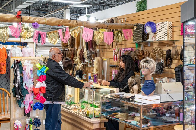 Festival Marketplace hosts hundreds of shopping stores in Carver Village.