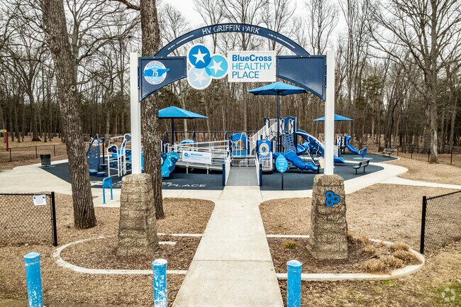 HV Griffin Park has a large playground, skate park and pavilion.
