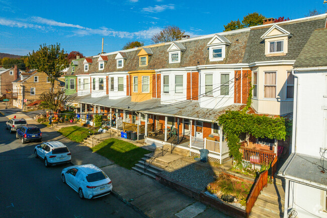 Welcome to the heart of Hamburg, PA, where every townhouse boasts a charming facade.