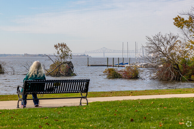 Take in the beauty along the Delaware river in Essington at Governor Printz Park.