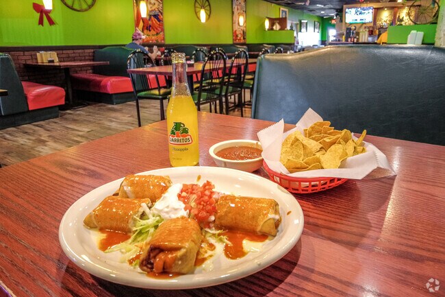 For authentic Mexican dishes, locals flock to La Feria for delicious and colorful meals.