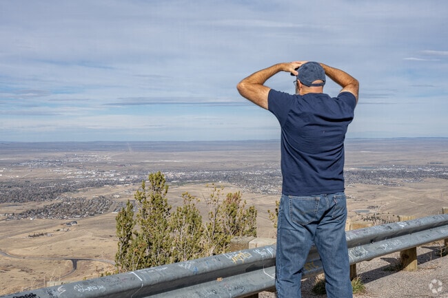 East Casper offers pristine views of Casper Mountain.