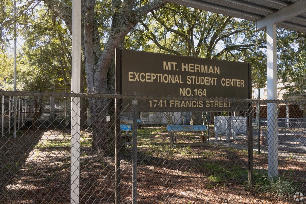 Mt. Herman Exceptional Student Center provides education in the neighborhood 
College Gardens.