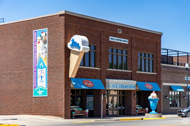 Happiness served one scoop at a time at Blue Bunny Ice Cream Parlor in downtown Le Mars.
