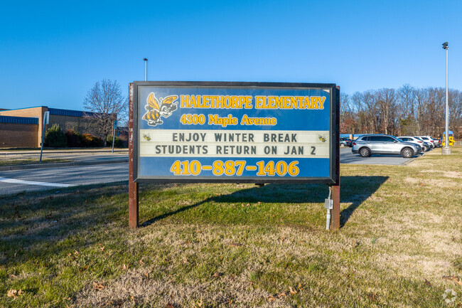Halethorpe Elementary School in Baltimore embraces the journey of discovery within the school.