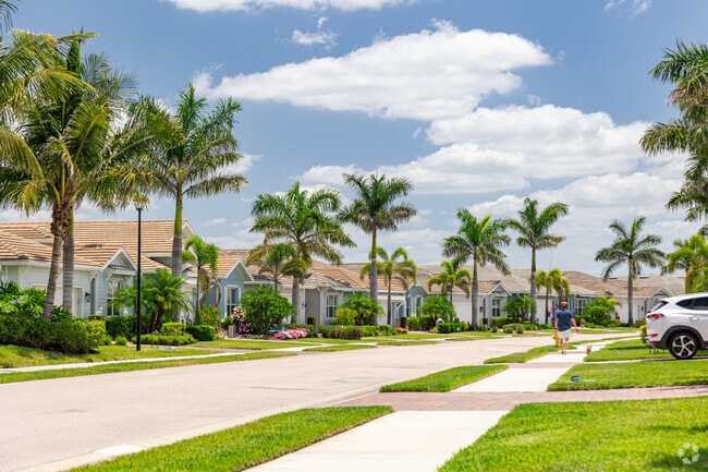 Naples Reserve residents enjoy walking around the quiet residential communities.