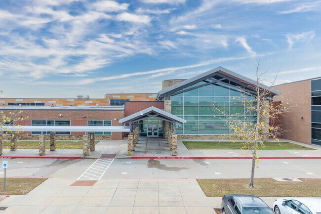 Enter a world of knowledge at Pope Elementary School's inviting facade.