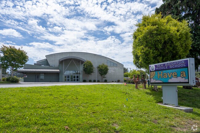 New Brighton Middle School has a wonderful campus for its students.