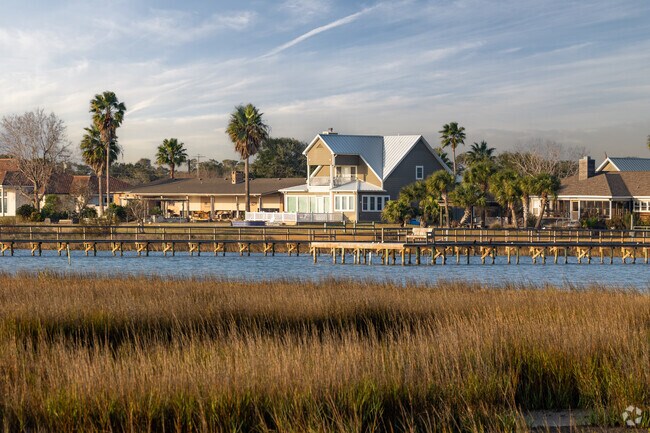 A scenic view from the waterfront properties of Rockport.