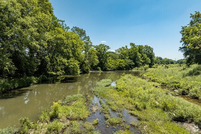 Rock Creek bisects West Markham adding to the beauty of the neighborhood.