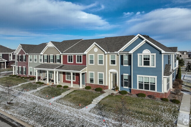 Row style townhomes have been increasingly popular in Maple Grove.